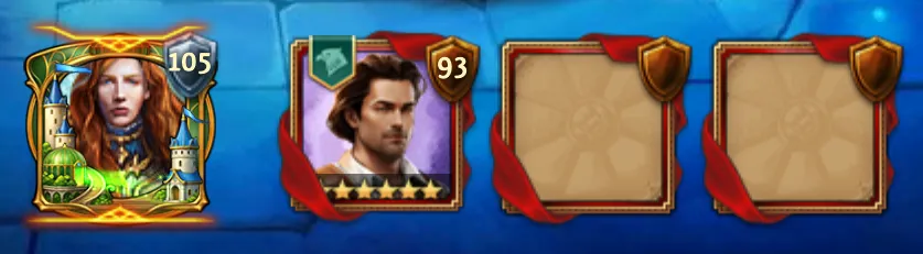 In-game captain march slots with Carter in the first slot and the remaining slots empty.